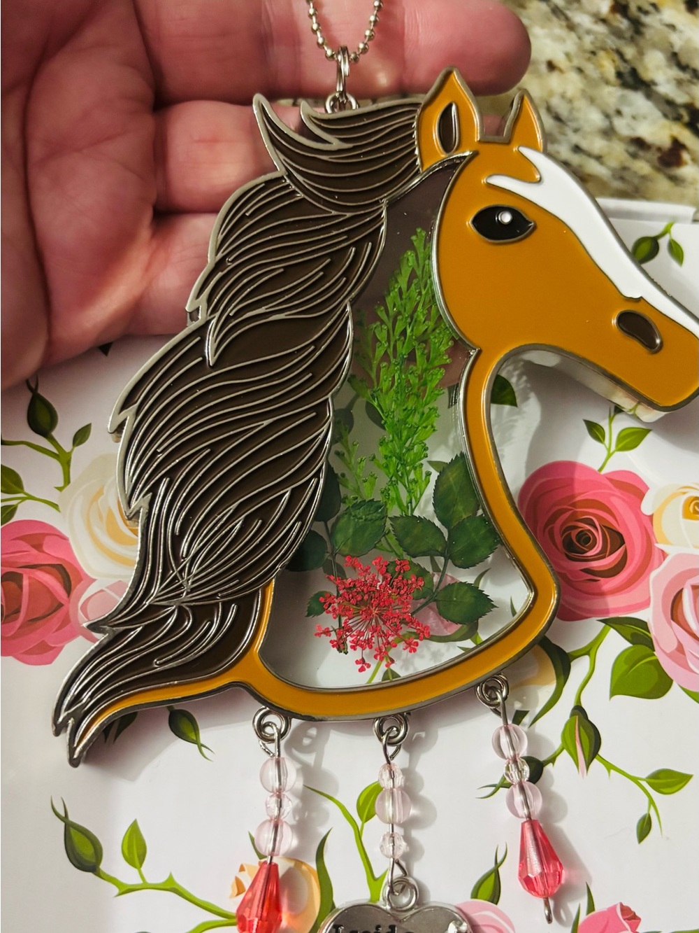 Beautiful Horse Head Sun-catcher (Read Description)